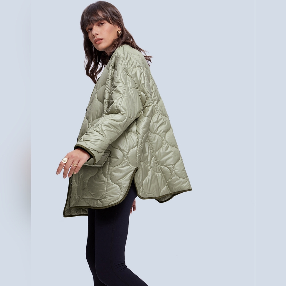Commense Oversized Quilted Jkt. Sz. XS